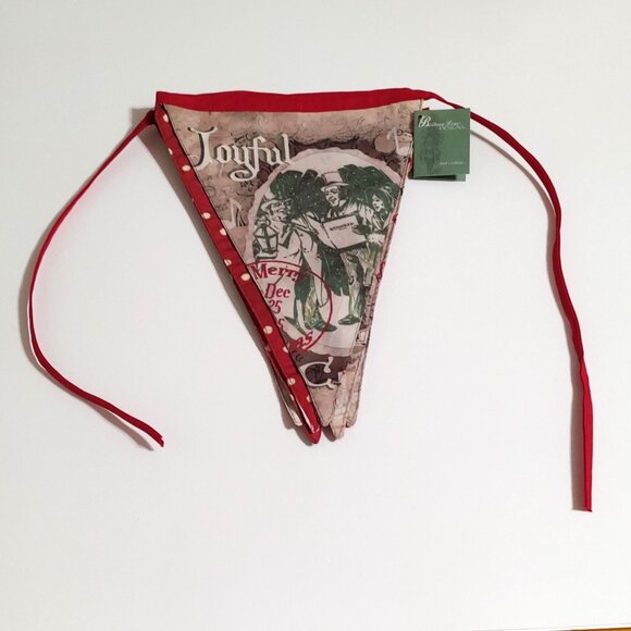Bethany Lowe Christmas Pennant Garland - Picture 2 of 6